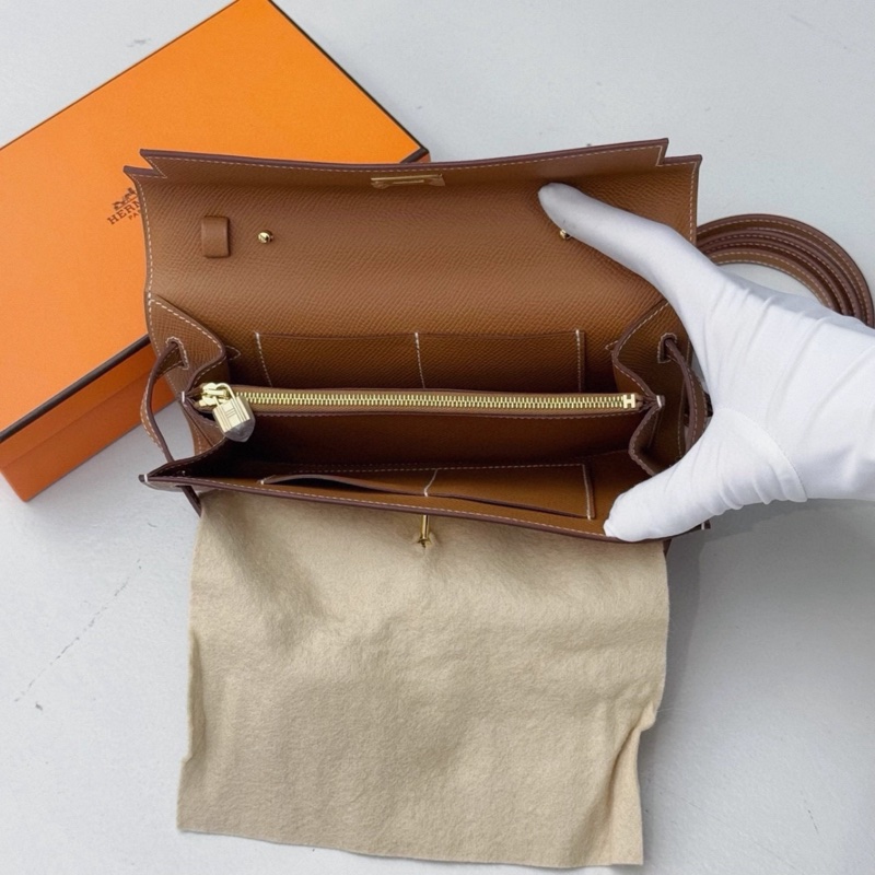 25年有購証🩷 hermes kelly to go 金棕金扣-3