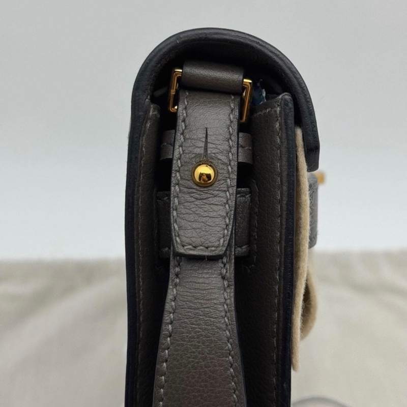 愛馬仕 depeches25叢林綠 G8 z刻 2021年 配件 無票 有塵袋和盒子 ev皮-4