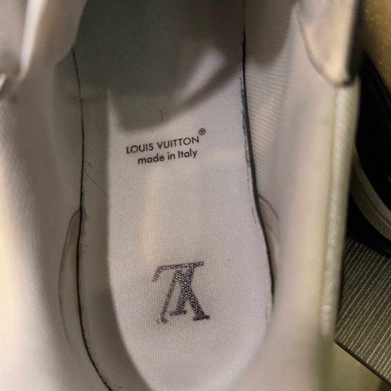 LOUIS VUITTON Trainer黑牛仔 黃金尺碼 8(27cm~27.5cm適合)-12