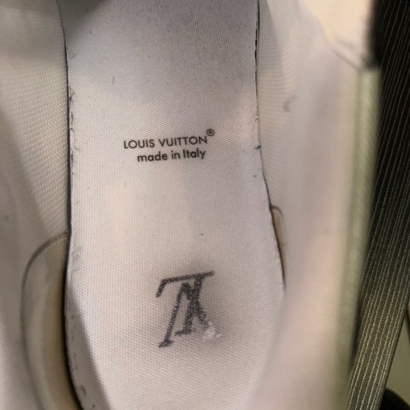 LOUIS VUITTON Trainer黑牛仔 黃金尺碼 8(27cm~27.5cm適合)-13