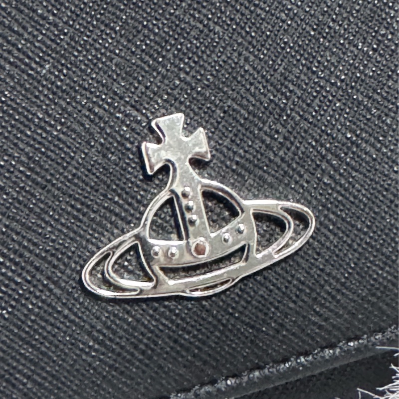 西太后黑銀三折短夾-2