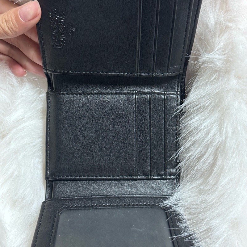 西太后黑銀三折短夾-13