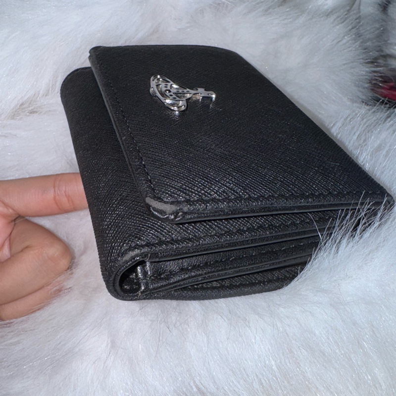 西太后黑銀三折短夾-18