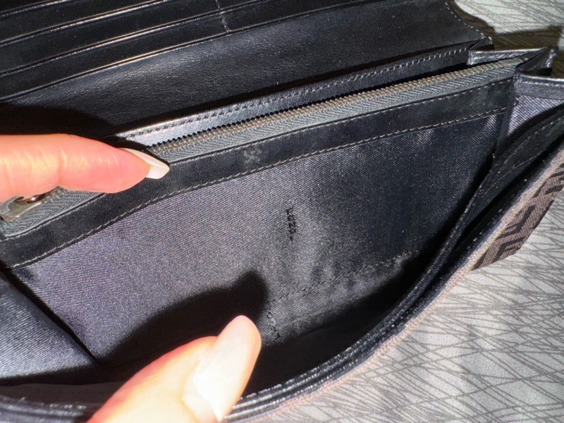 中古Fendi老花長夾/發財錢包/芬迪長夾/Fendi深棕色長夾/Fendi長錢包/芬迪中古長夾/Fendi中古長夾/老花長夾/咖啡色長夾/布面長夾-21