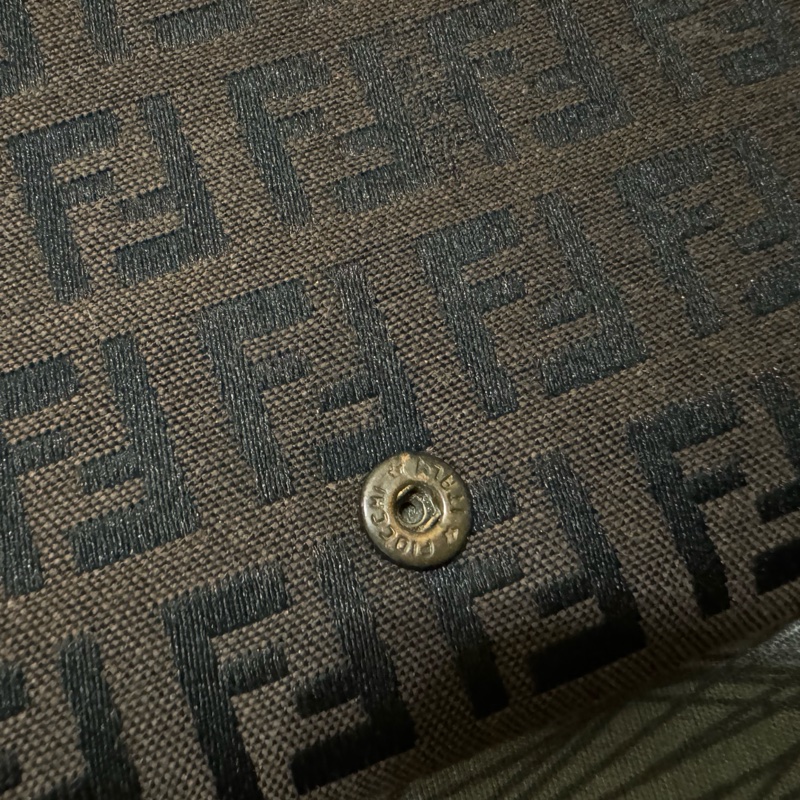 中古Fendi老花長夾/發財錢包/芬迪長夾/Fendi深棕色長夾/Fendi長錢包/芬迪中古長夾/Fendi中古長夾/老花長夾/咖啡色長夾/布面長夾-37