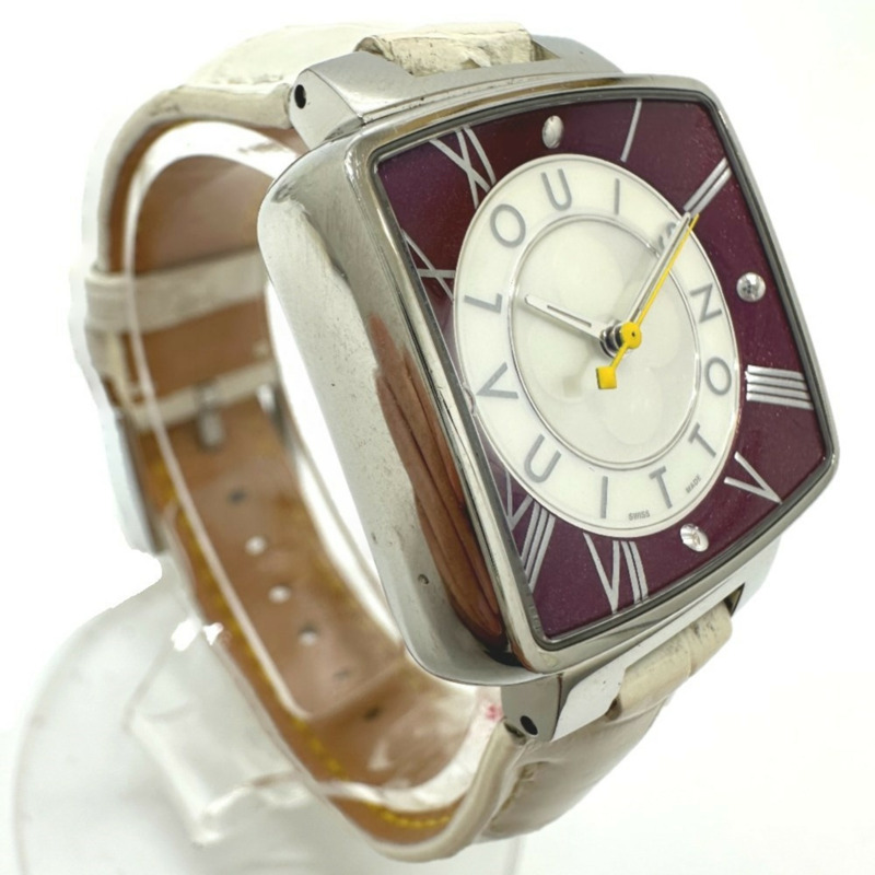 路易威登 Q221J Magic Speedy 石英腕錶,不鏽鋼材質,女士款,銀色-2