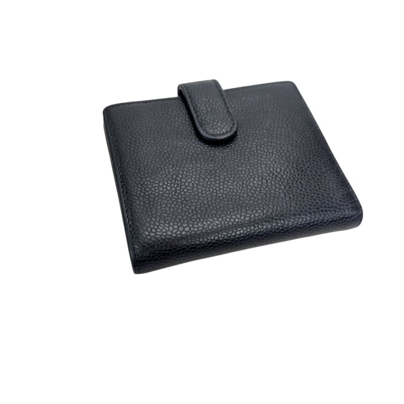 CHANEL CC 荔枝皮 銀包-8