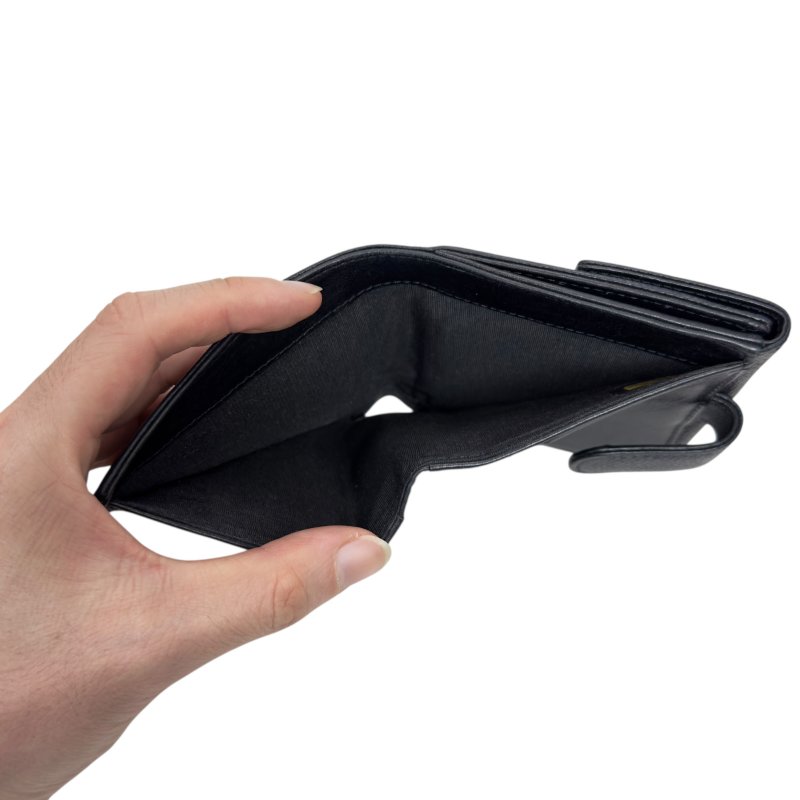 CHANEL CC 荔枝皮 銀包-19