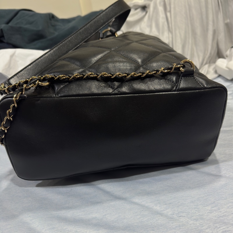 Chanel 羊皮束口後背包-3