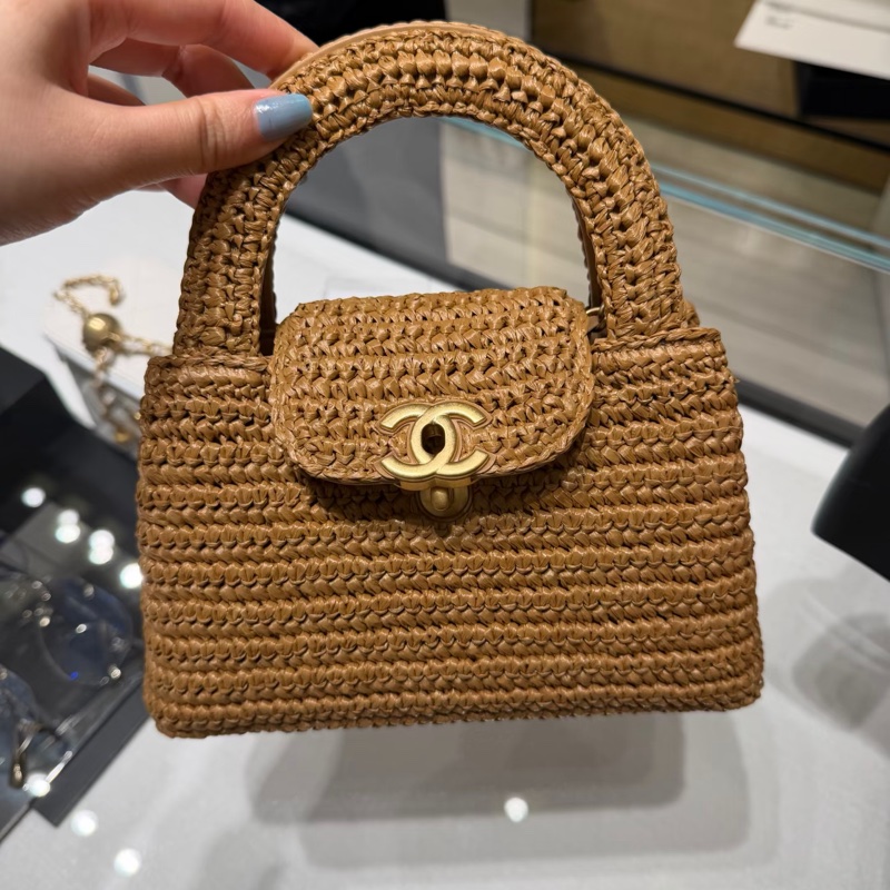 Chanel 26P 草編Kelly包-0
