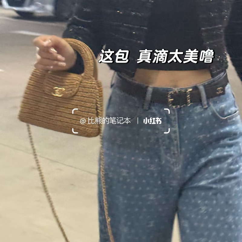 Chanel 26P 草編Kelly包-1