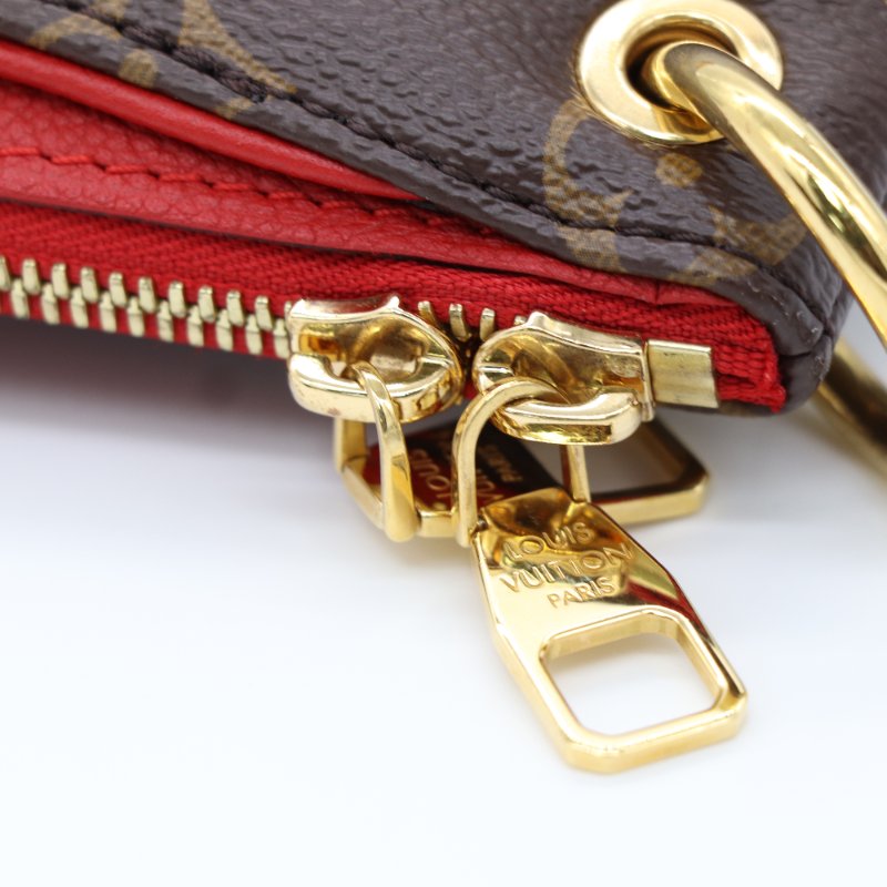 Louis Vuitton 路易威登 Pallas MM 帆布 牛皮 肩背 托特包-10