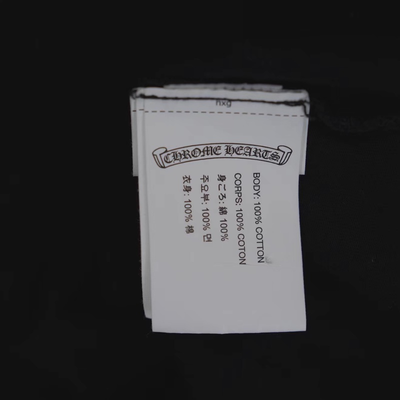 Chrome Hearts • 克羅心側邊藍色梵文T-Shirt-3