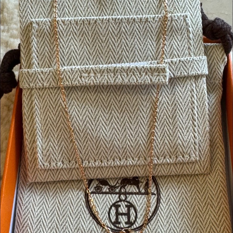 全新Hermes mini pop h項鍊 白色-4