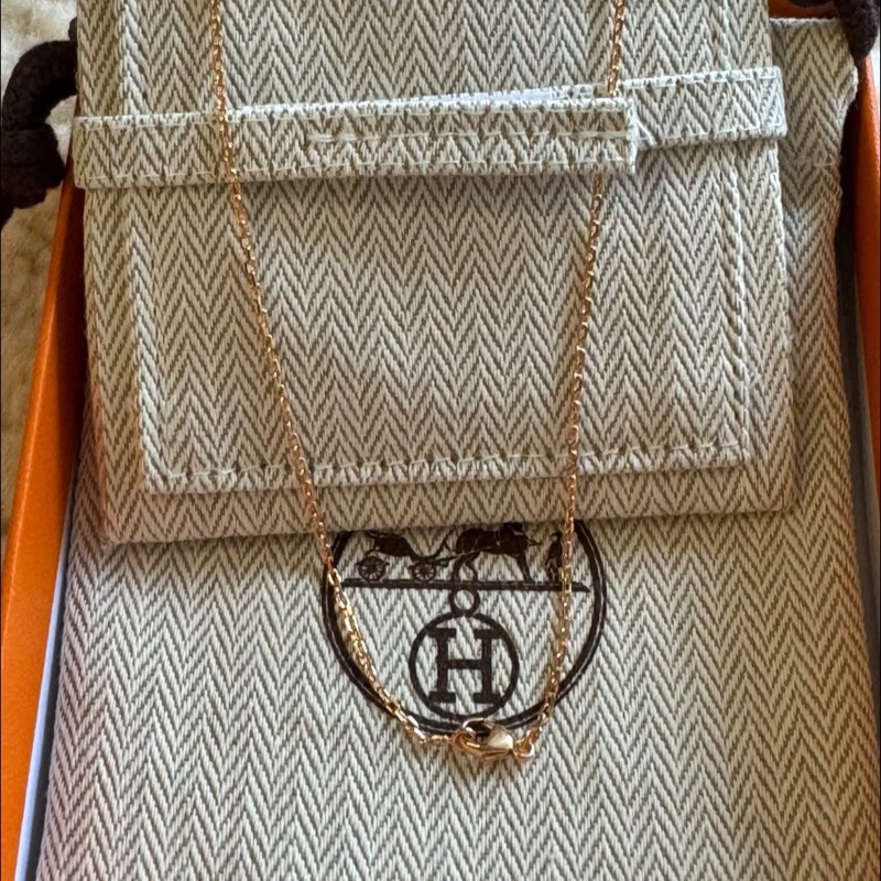 全新Hermes mini pop h項鍊 白色-7