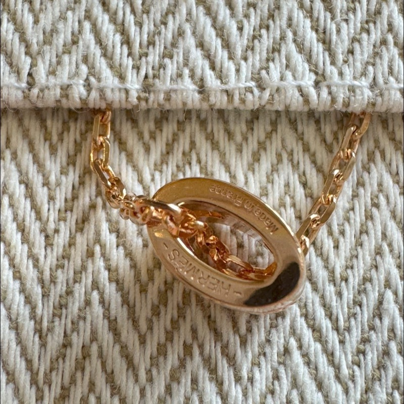 全新Hermes mini pop h項鍊 白色-9