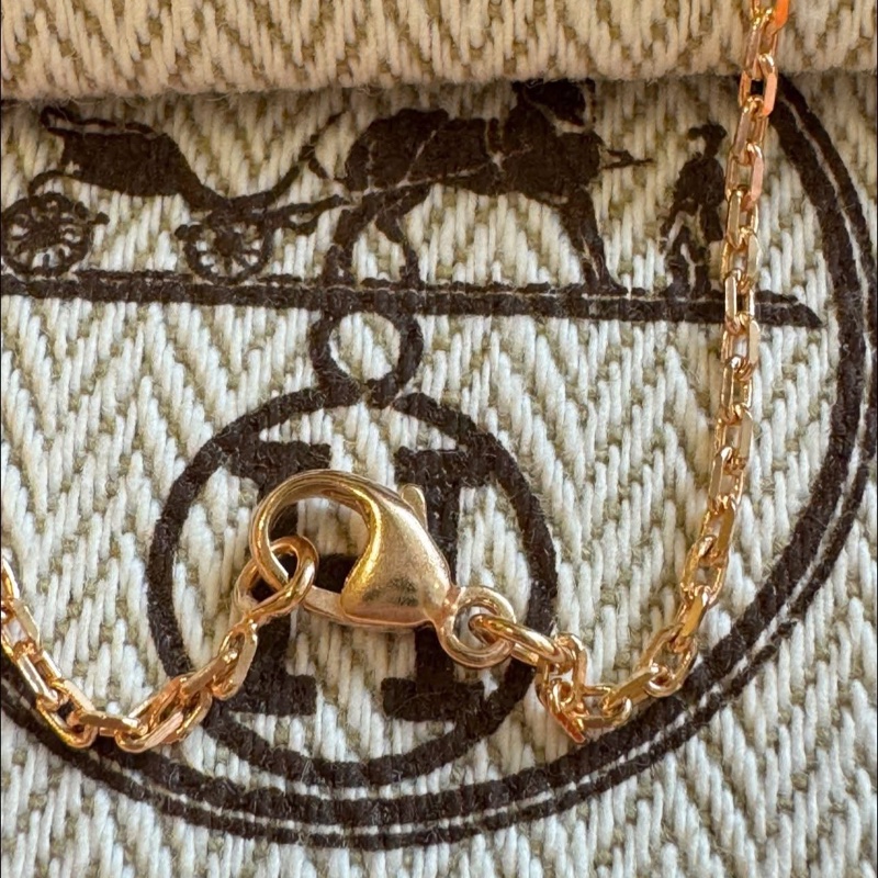 全新Hermes mini pop h項鍊 白色-11