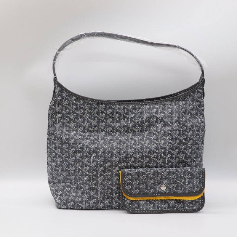 Goyard 戈雅 Bohème 灰色 帆布 Hobo 包-1