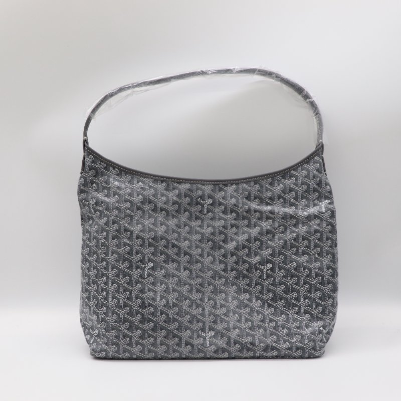 Goyard 戈雅 Bohème 灰色 帆布 Hobo 包-3
