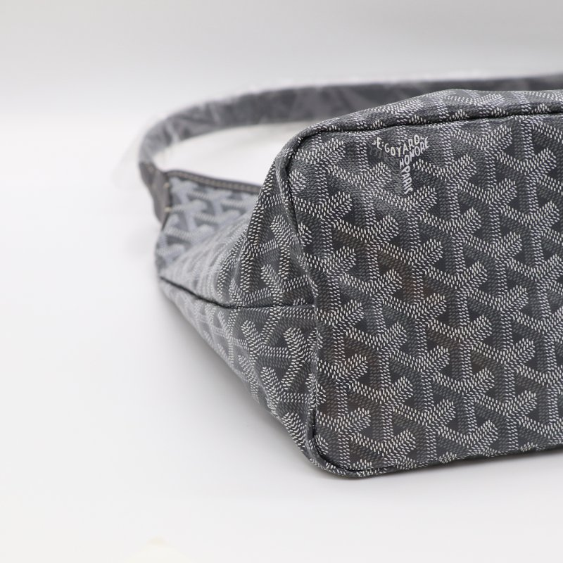 Goyard 戈雅 Bohème 灰色 帆布 Hobo 包-8
