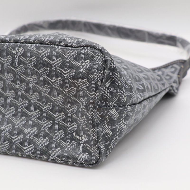 Goyard 戈雅 Bohème 灰色 帆布 Hobo 包-9