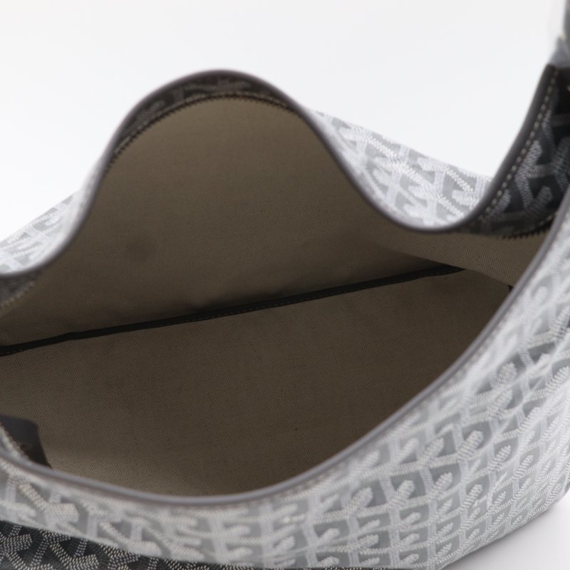 Goyard 戈雅 Bohème 灰色 帆布 Hobo 包-11