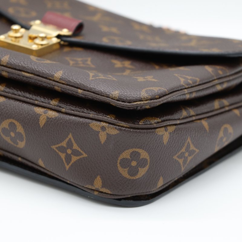 Louis Vuitton 路易威登 Monogram Pochette Metis 帆布 金扣手 挽肩背兩用袋-6