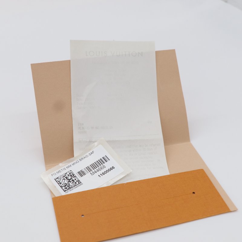 Louis Vuitton 路易威登 Monogram Pochette Metis 帆布 金扣手 挽肩背兩用袋-13