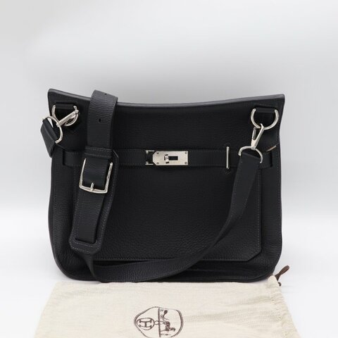 Hermès 愛馬仕 Jypsière 吉普賽 黑色 小牛皮 肩背包 斜背包