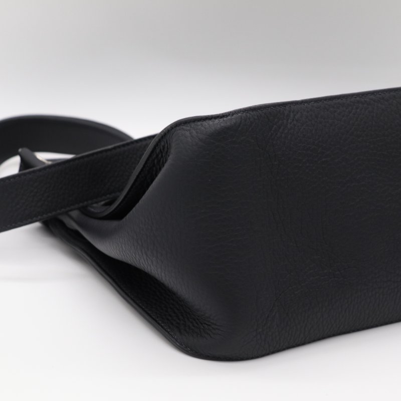 Hermès 愛馬仕 Jypsière 吉普賽 黑色 小牛皮 肩背包 斜背包-5