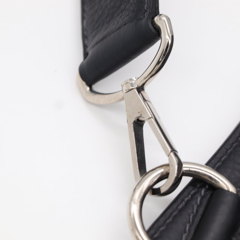 Hermès 愛馬仕 Jypsière 吉普賽 黑色 小牛皮 肩背包 斜背包-12