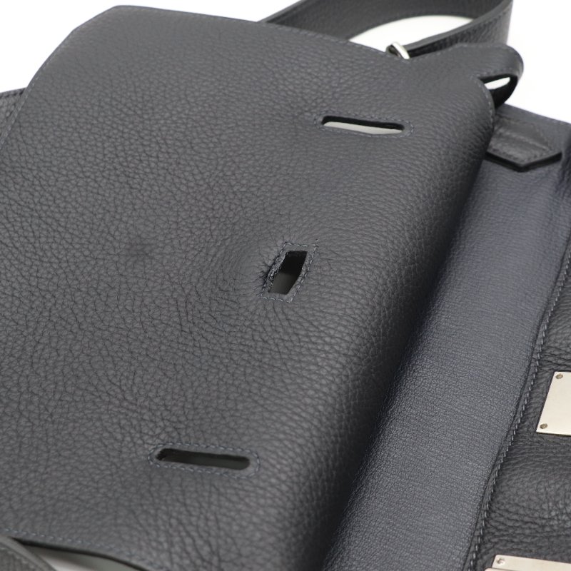 Hermès 愛馬仕 Jypsière 吉普賽 黑色 小牛皮 肩背包 斜背包-14