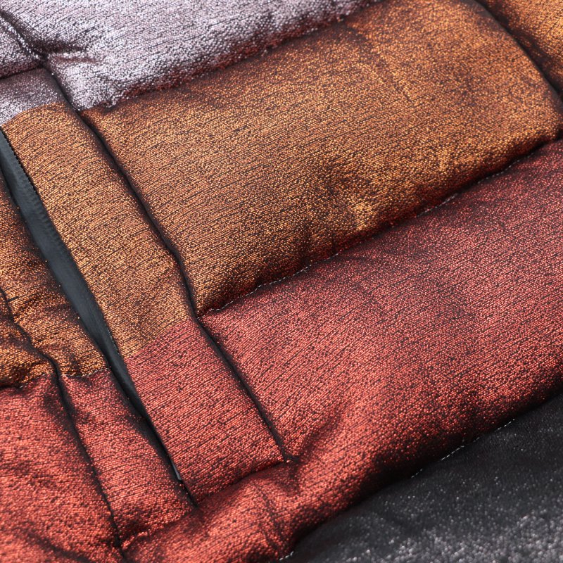 Fendi 芬迪 老佛爺 灰色 黑色 聚酯纖維 羽絨背心 外套-5