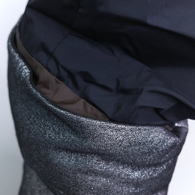 Fendi 芬迪 老佛爺  灰色 黑色 聚酯纖維 羽絨背心 外套-5