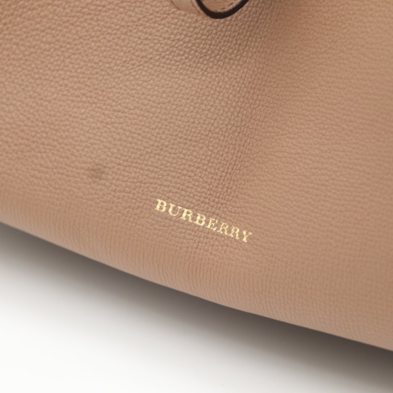Burberry 巴寶莉 Honeybrook 奶茶色 牛皮 托特包 肩背包-8