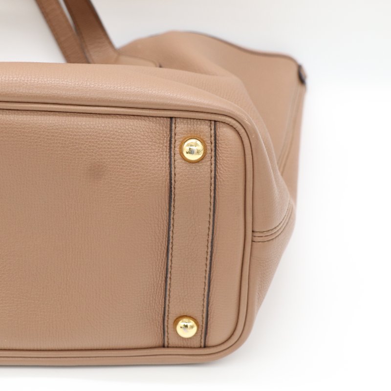 Burberry 巴寶莉 Honeybrook 奶茶色 牛皮 托特包 肩背包-10