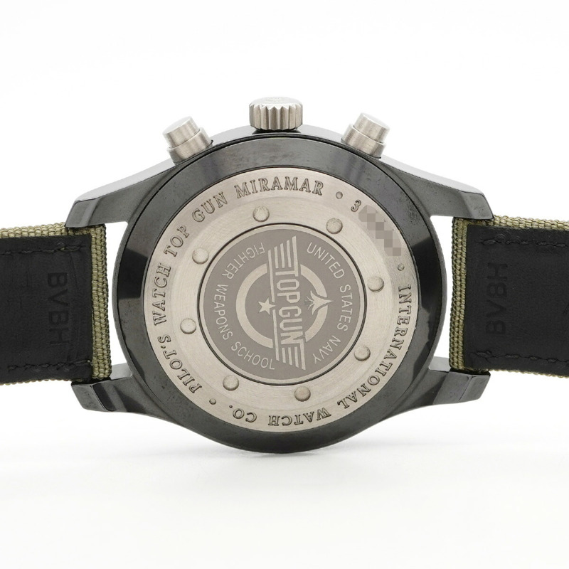 IWC 沙夫豪森飛行員手錶 IW388002 灰色錶盤男士腕錶-5