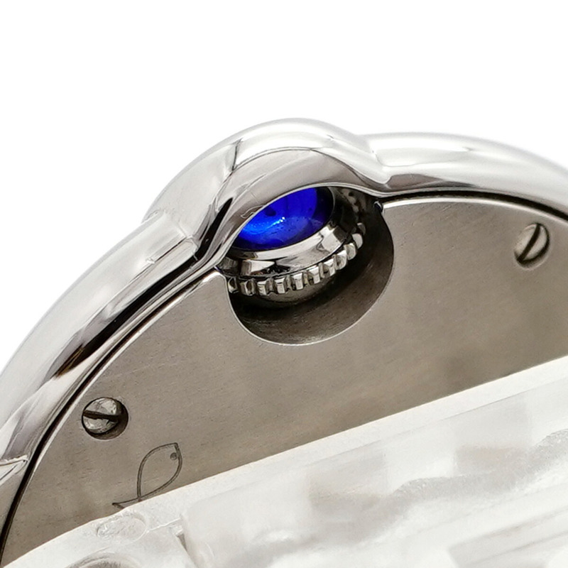 卡地亞 Ballon Bleu W69010Z4 銀色錶盤小姐腕錶-10