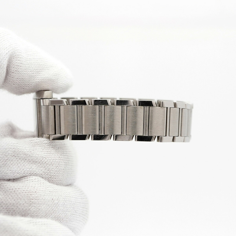 卡地亞 Tank Française SM W51028Q3 粉紅錶盤女錶-6