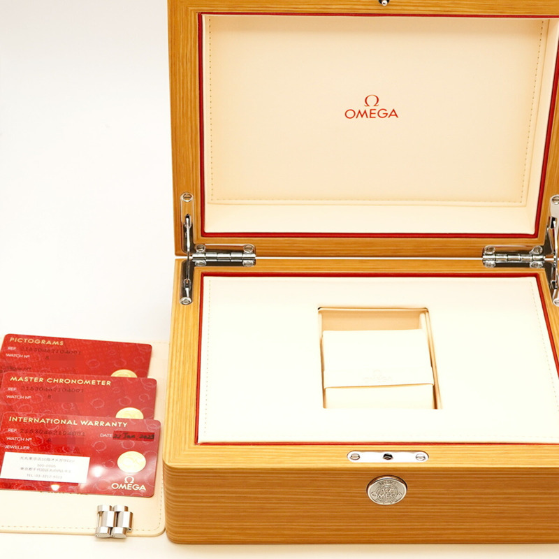 歐米茄海馬系列 215.30.46.21.04.001 白色錶盤男士腕錶-1