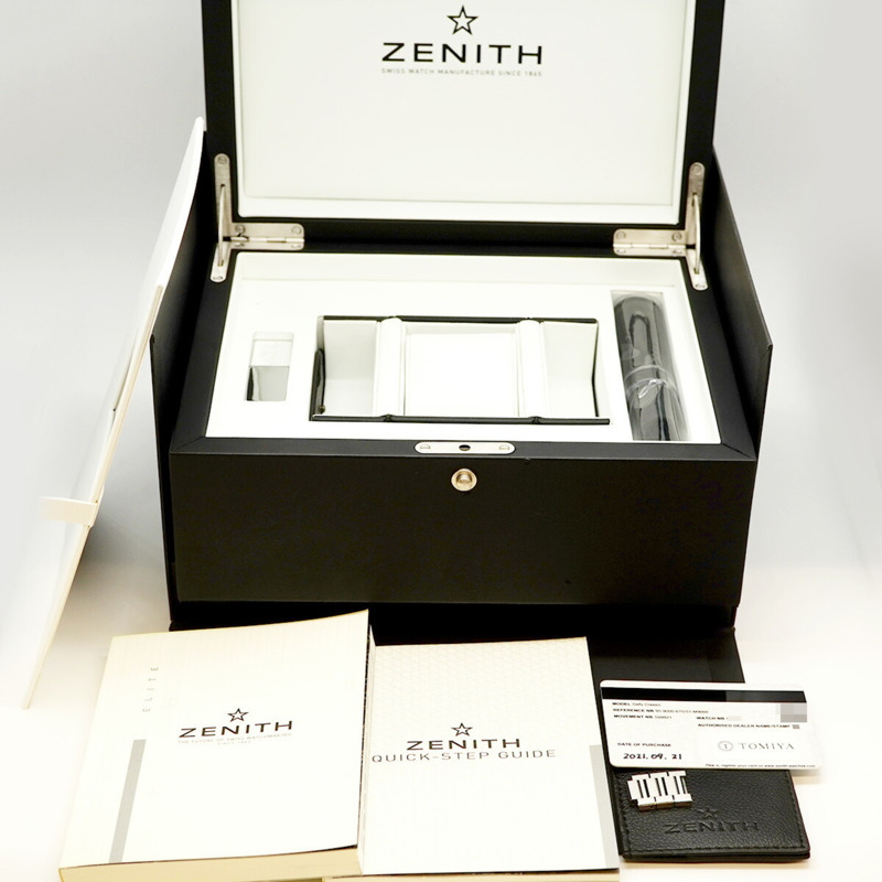 真力時 Defy 95.9000.670 51.M9000 海軍藍錶盤男士腕錶-1