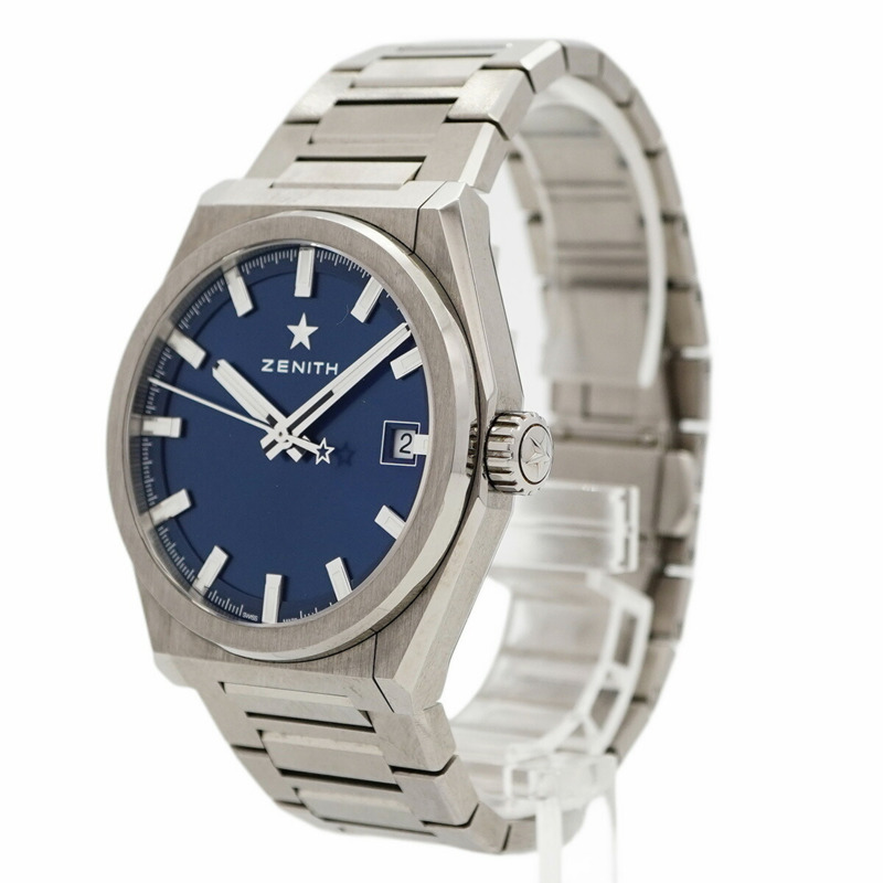 真力時 Defy 95.9000.670 51.M9000 海軍藍錶盤男士腕錶-2