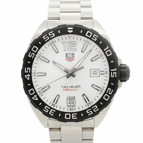TAG Heuer Formula 1 WAZ1111 白色錶盤男士腕錶