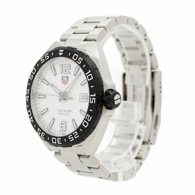 TAG Heuer Formula 1 WAZ1111 白色錶盤男士腕錶-2