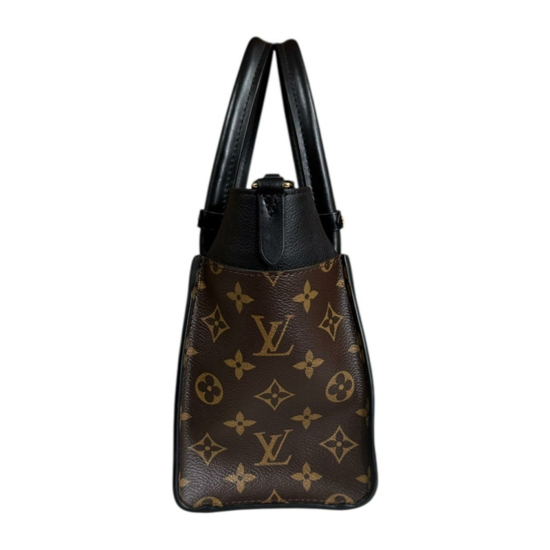 路易威登 On My Side PM 單肩包 皮革 M57728 黑色 女士 LOUIS VUITTON 2way-3