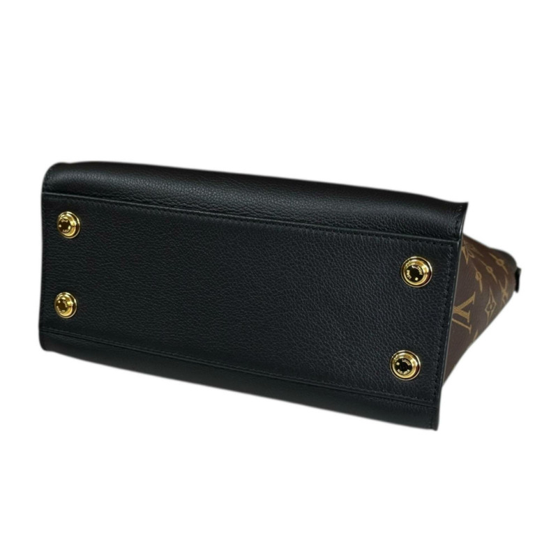 路易威登 On My Side PM 單肩包 皮革 M57728 黑色 女士 LOUIS VUITTON 2way-4
