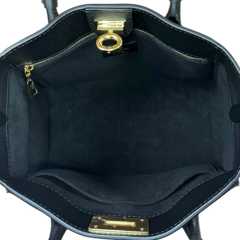 路易威登 On My Side PM 單肩包 皮革 M57728 黑色 女士 LOUIS VUITTON 2way-5