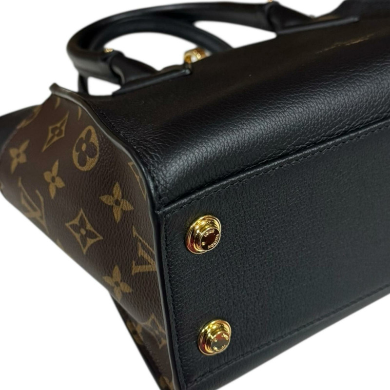 路易威登 On My Side PM 單肩包 皮革 M57728 黑色 女士 LOUIS VUITTON 2way-6