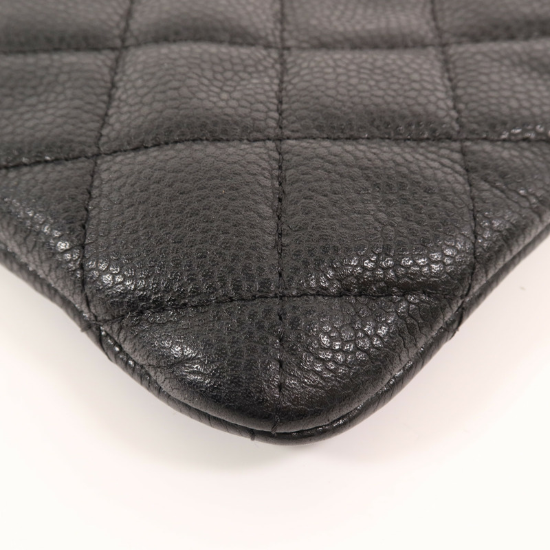 CHANEL 牛皮皮革Clutch金扣手拿包-7