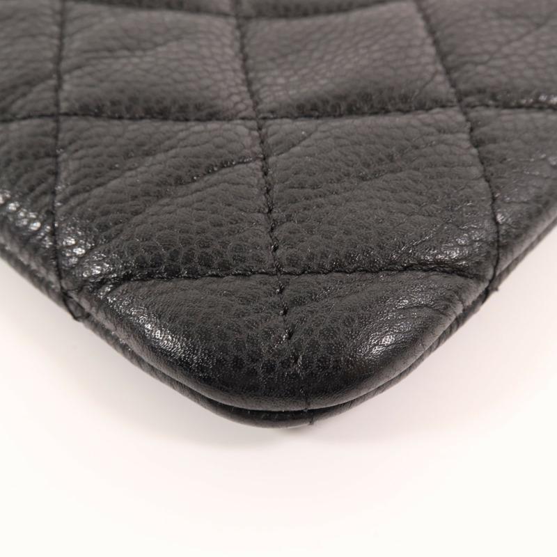 CHANEL 牛皮皮革Clutch金扣手拿包-8